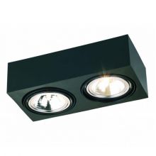 Rodos lampa sufitowa 2x48W G9 230V czarna